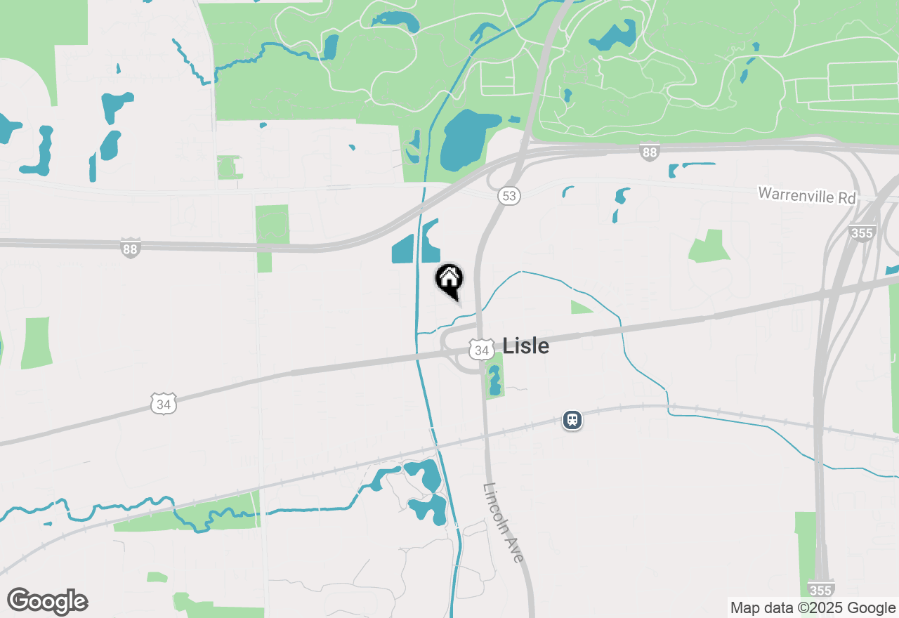 Map of 1403 Lacey Avenue, Lisle, IL 60532