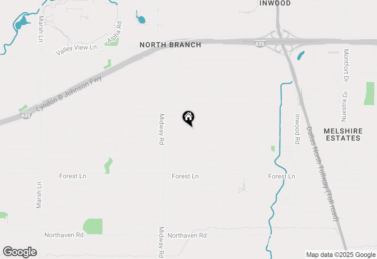 Map of 12151 Crestline Avenue, Dallas, TX 75244