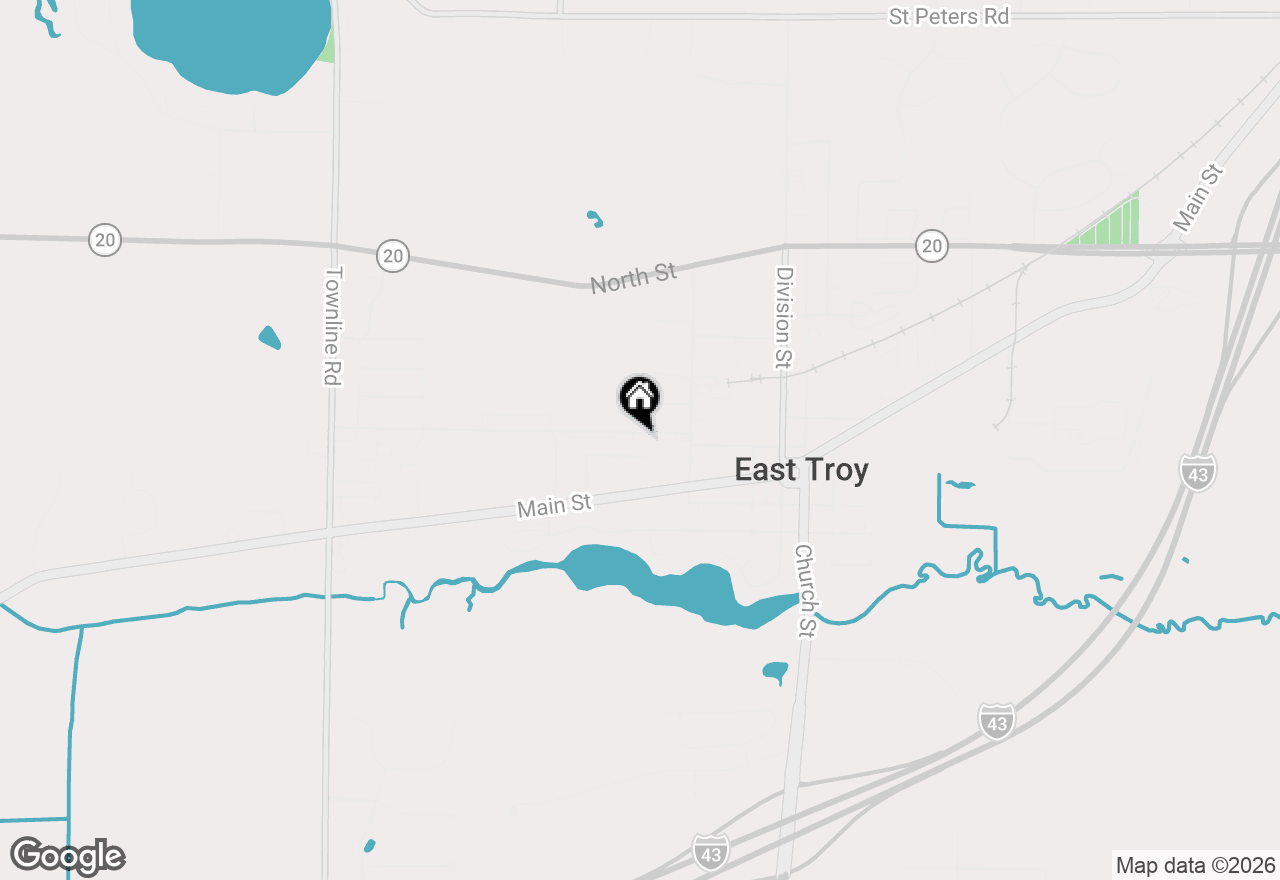 Map of 3023 Graydon Ave, East Troy, WI 53120