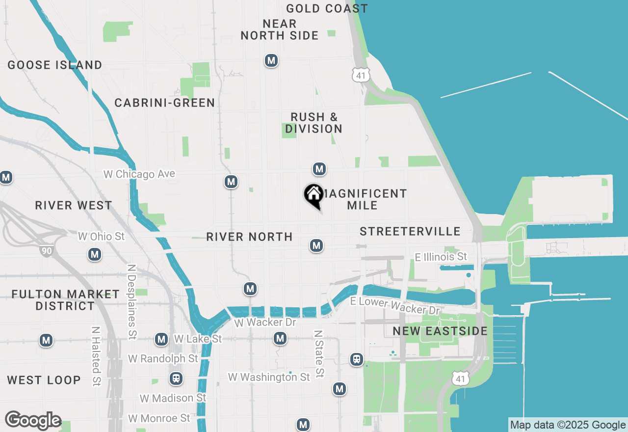 Map of 630 N State Street #2403, Chicago, IL 60654