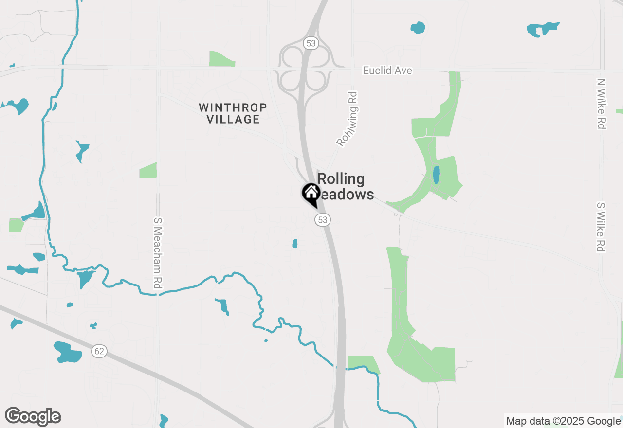 Map of 1 Foxcroft On Auburn, Rolling Meadows, IL 60008