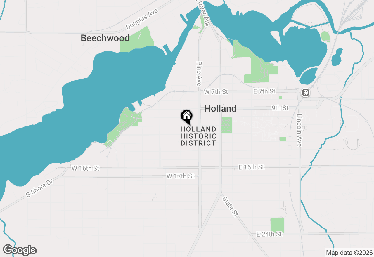 Map of 156 W 11th Street #106, Holland, MI 49423