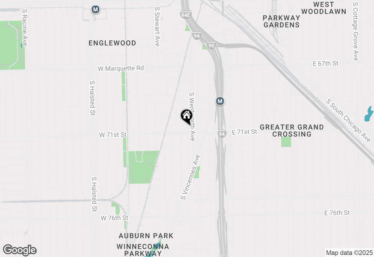 Map of 7043 S Yale Avenue, Chicago, IL 60621