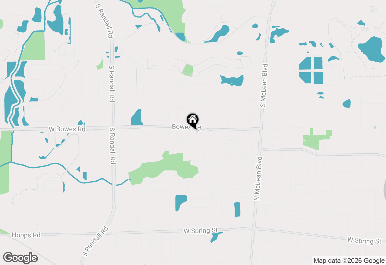 Map of 5 Ridge Court, South Elgin, IL 60177