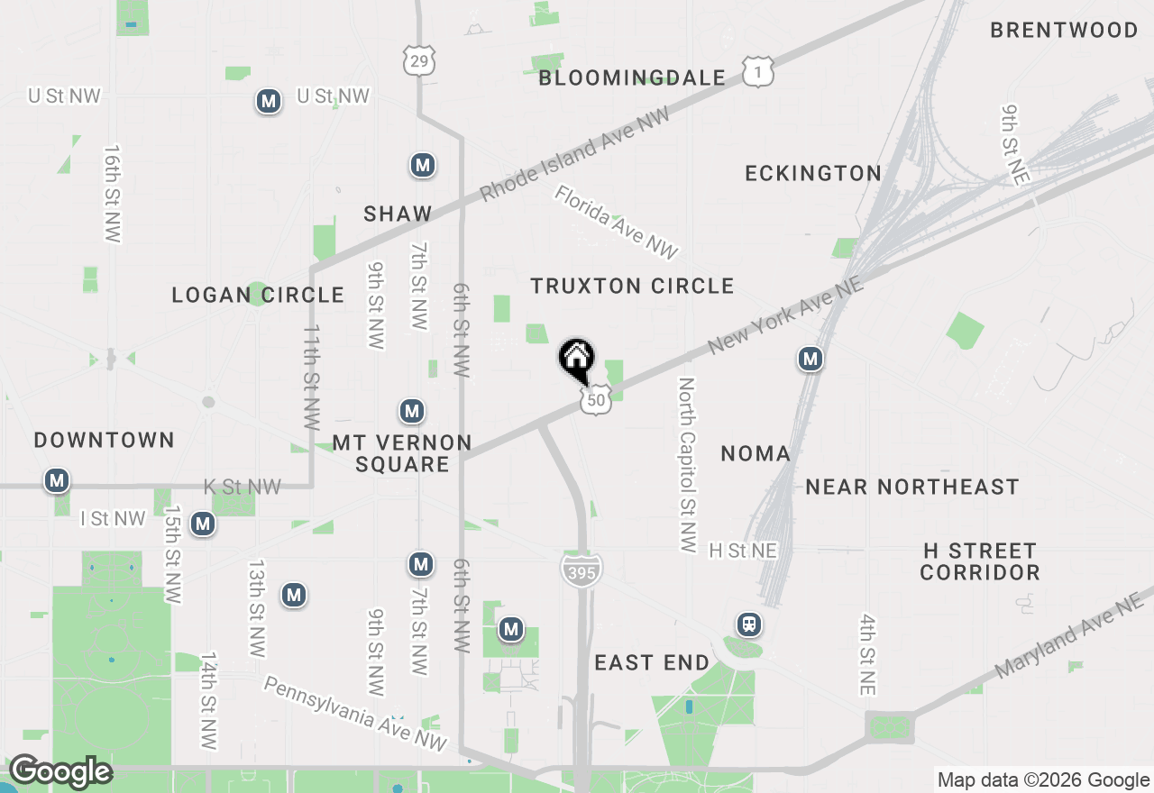 Map of 221 M Street Nw, Washington, DC 20001