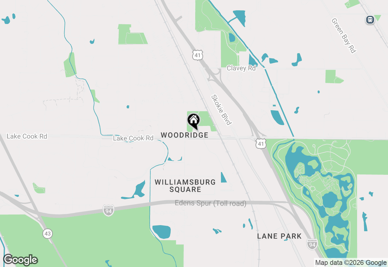Map of 1795 Lake Cook Road #211, Highland Park, IL 60035