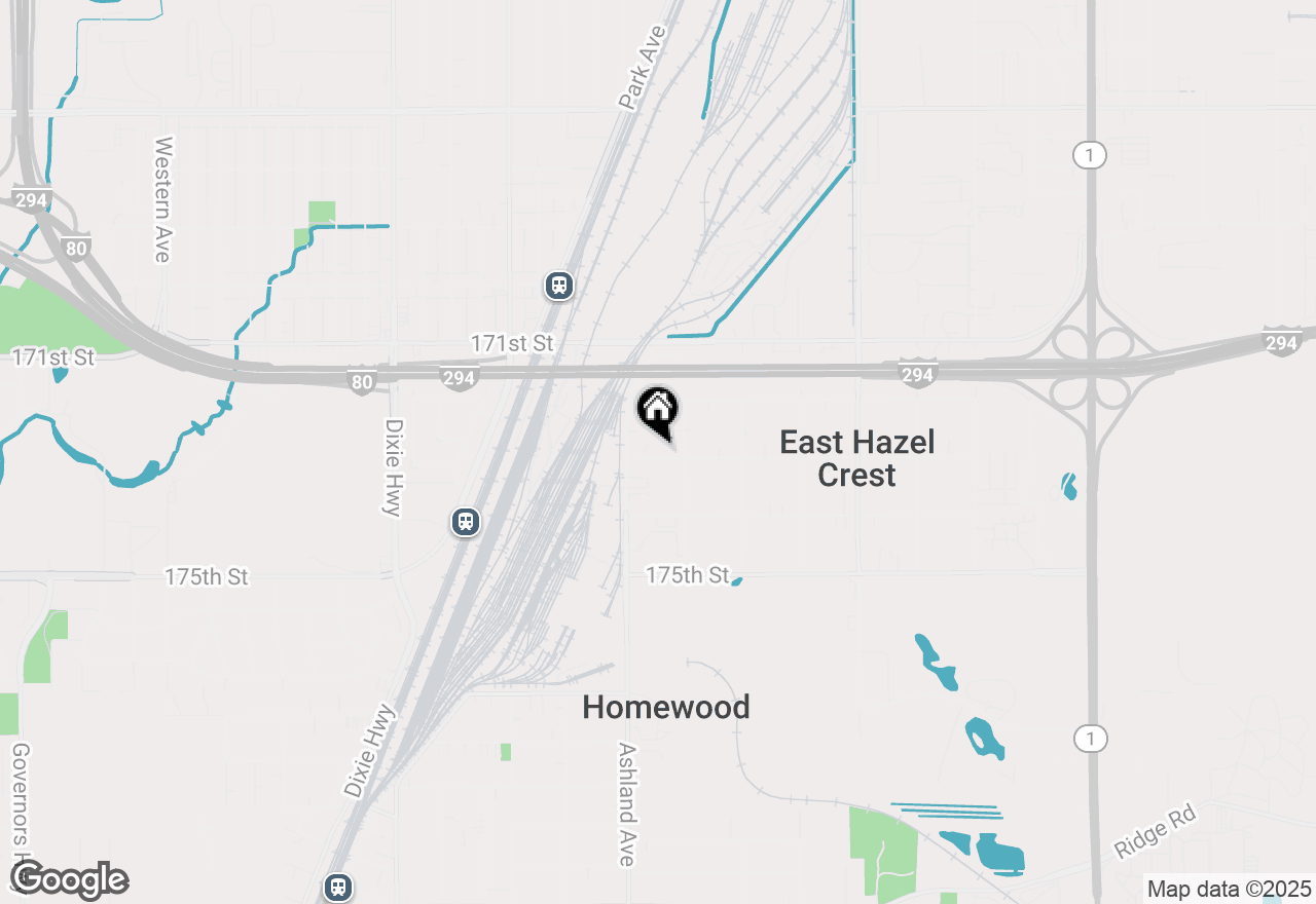 Map of 1514 173rd Street, East Hazel Crest, IL 60429