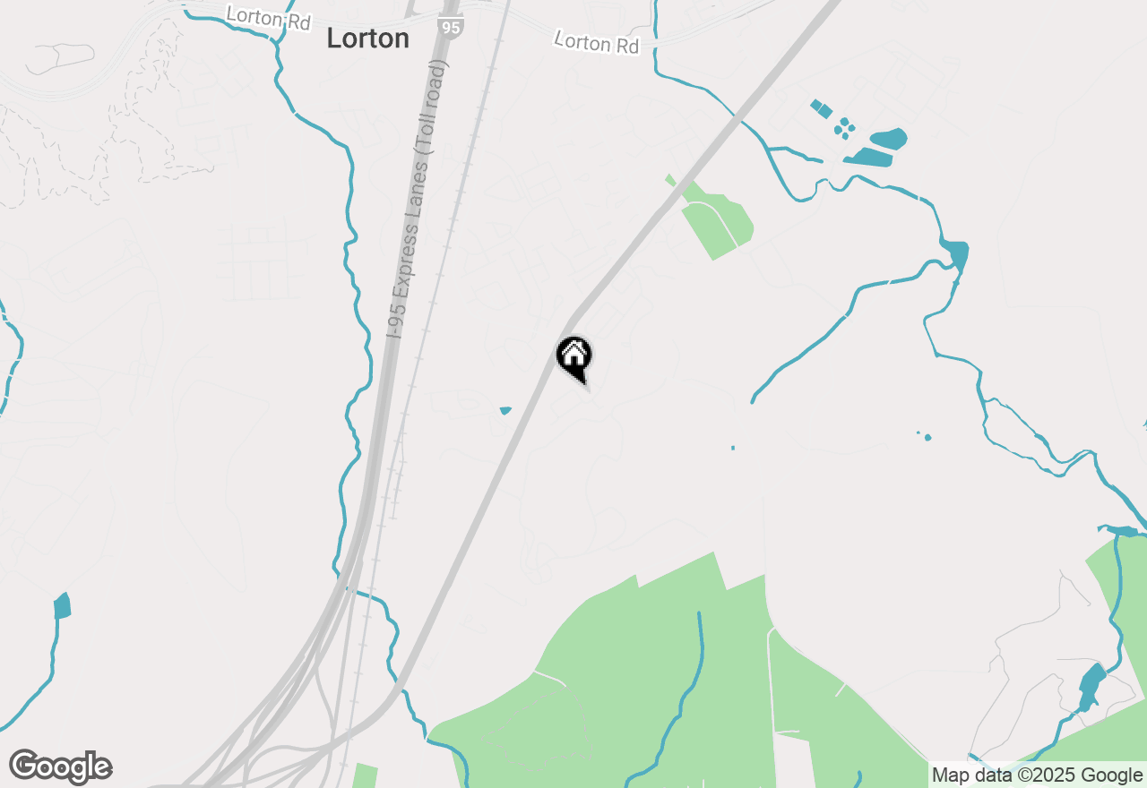 Map of 9958 E Hill Drive, Lorton, VA 22079