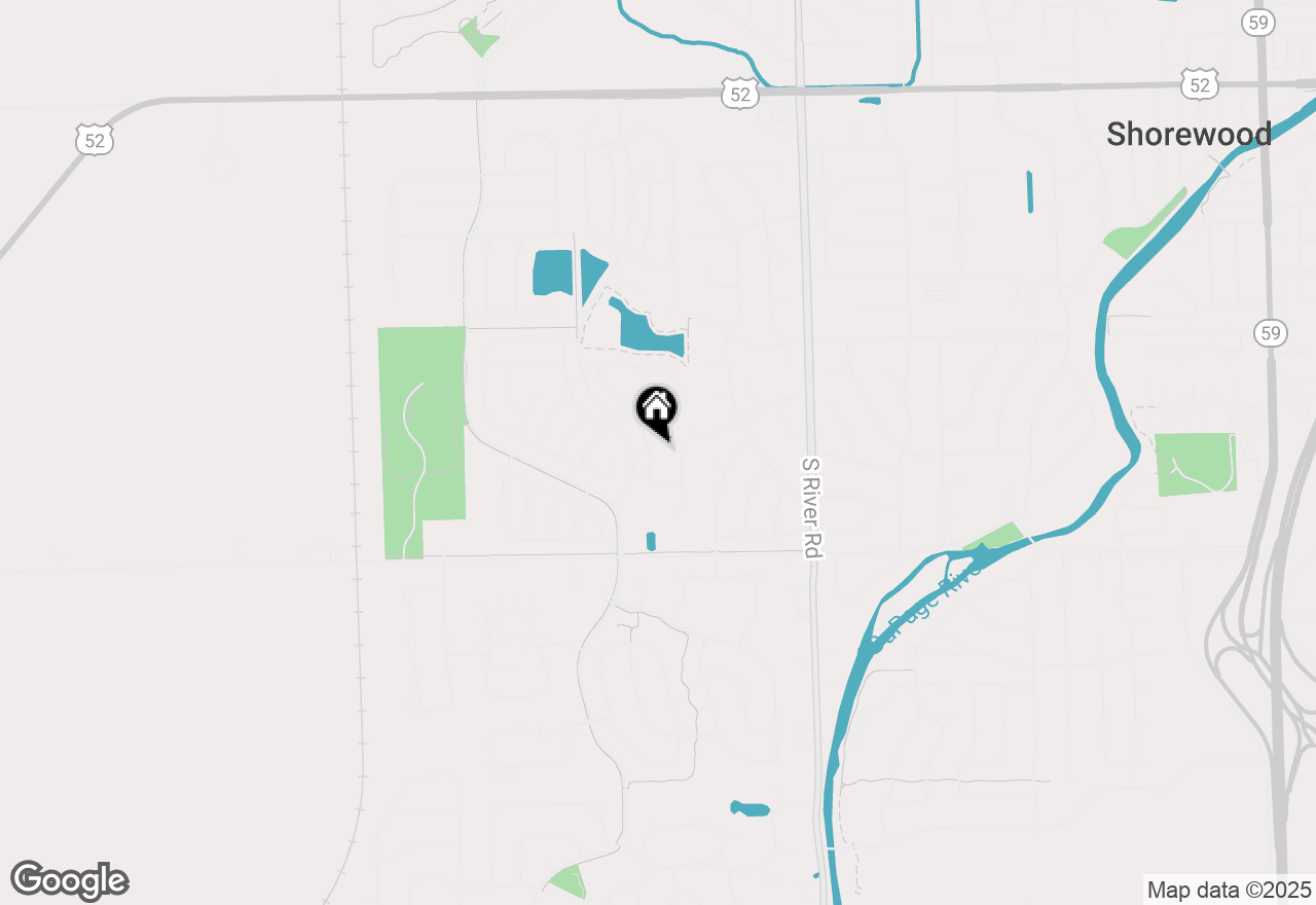 Map of 706 Illinois Drive, Shorewood, IL 60404