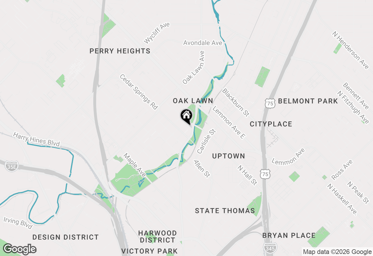 Map of 3225 Turtle Creek Boulevard #917, Dallas, TX 75219
