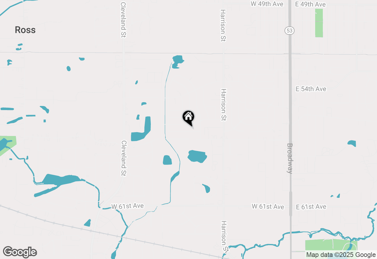 Map of 1310 Orchard Drive, Merrillville, IN 46410