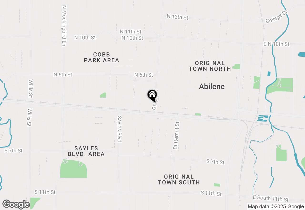 Map of 120 Grape, Abilene, TX 79601