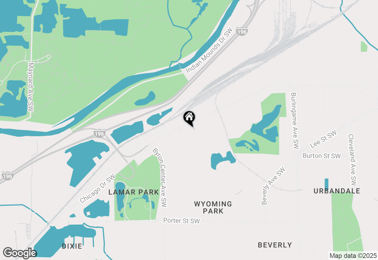 Map of 1835 Collingwood Avenue Sw, Wyoming, MI 49519