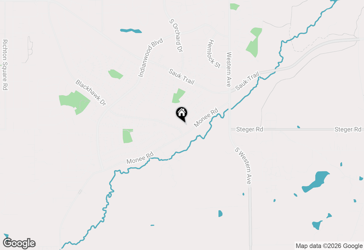 Map of 364 Osage Street, Park Forest, IL 60466