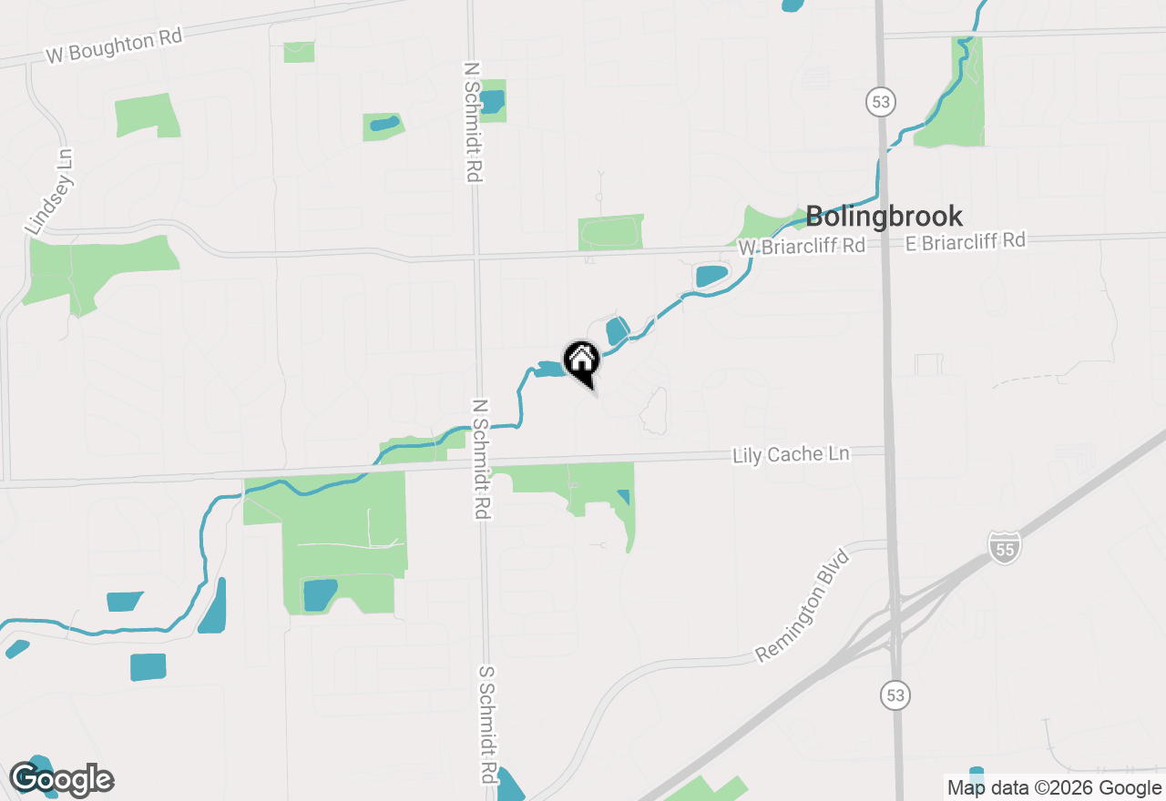 Map of 280 Canterbury Lane #5, Bolingbrook, IL 60440