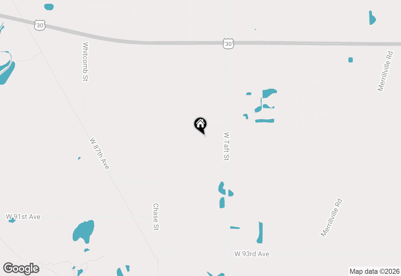 Map of 2500 W 86th Avenue, Merrillville, IN 46410