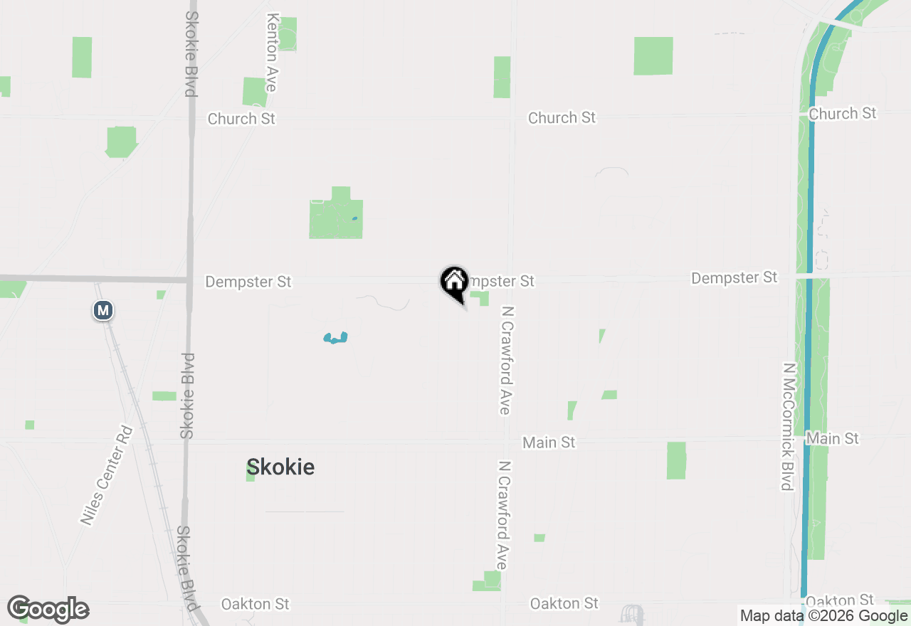 Map of 8709 Kedvale Avenue, Skokie, IL 60076