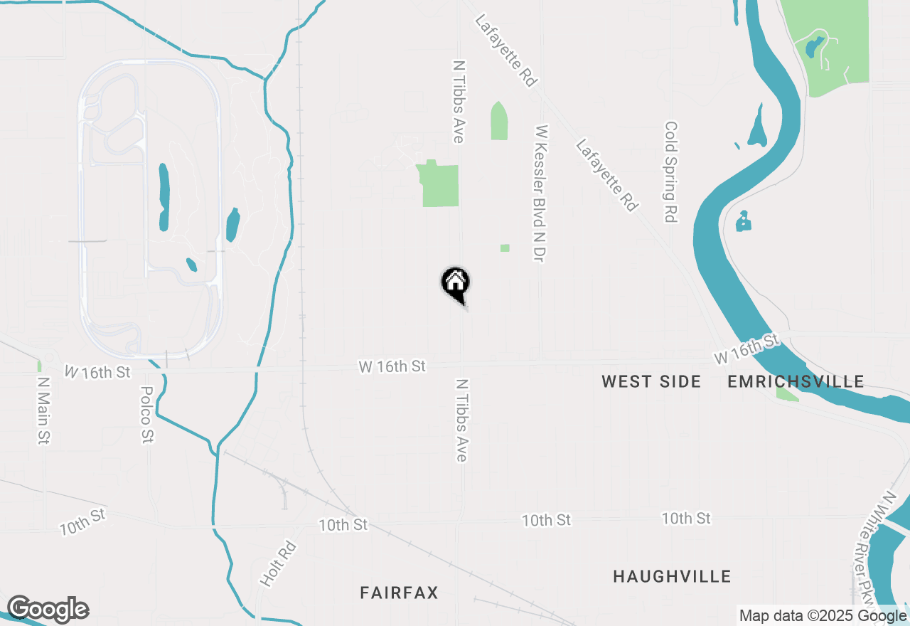 Map of 1700 N Tibbs Avenue, Indianapolis, IN 46222