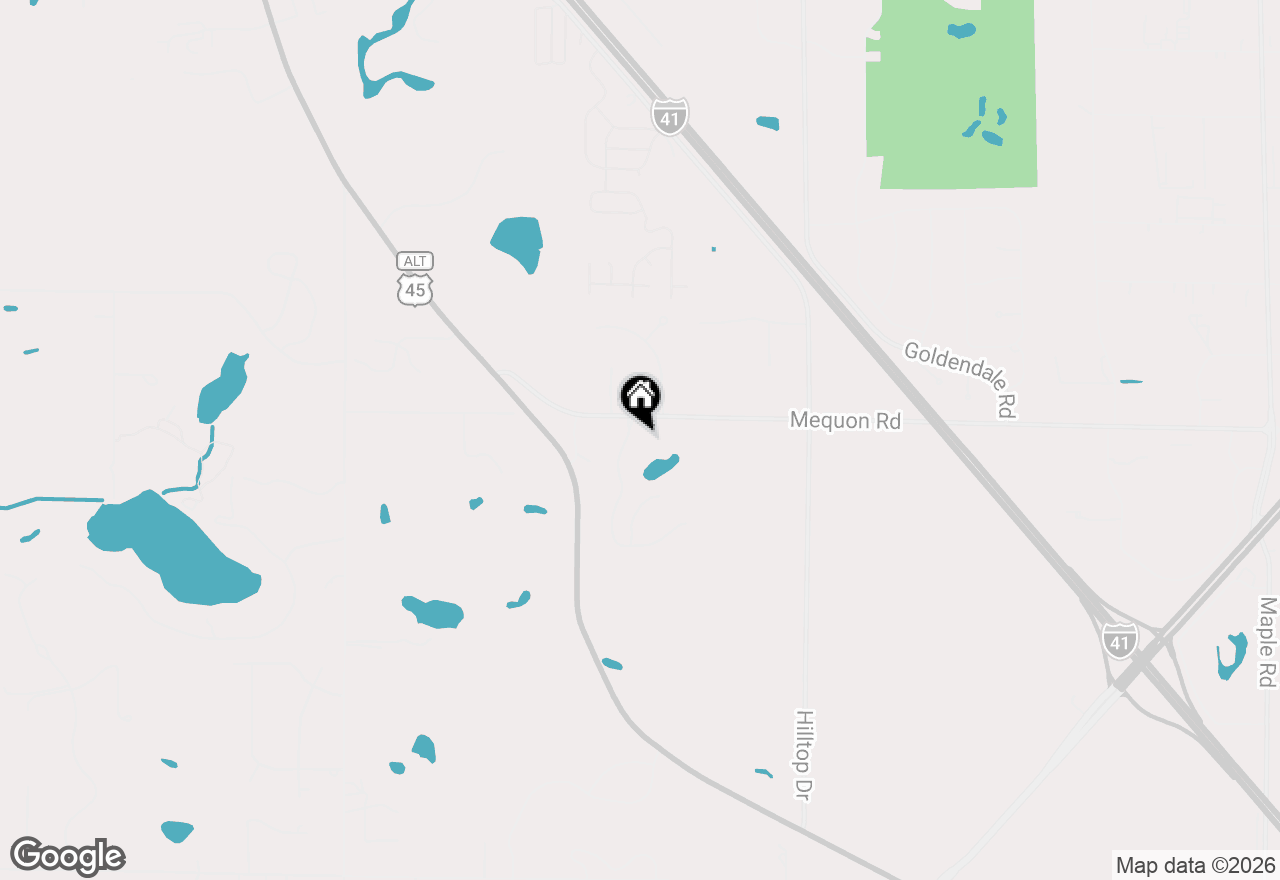 Map of W210N11170 Mountbrooke Dr, Germantown, WI 53022