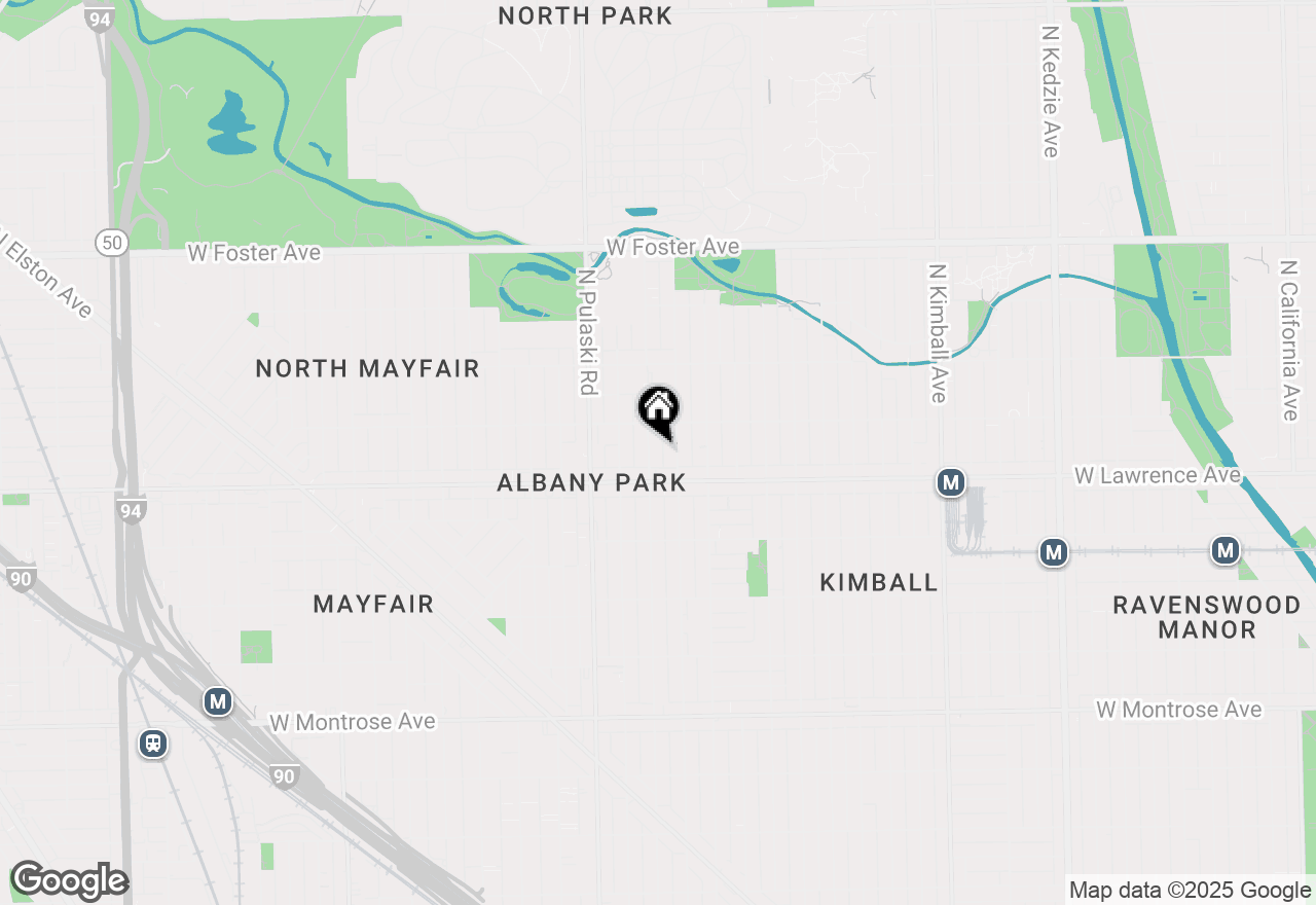 Map of 4829 N Springfield Avenue #3A, Chicago, IL 60625