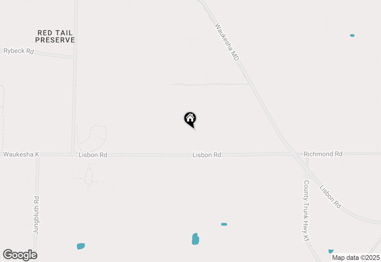 Map of N57W27321 Autumn Run, Lisbon, WI 53089