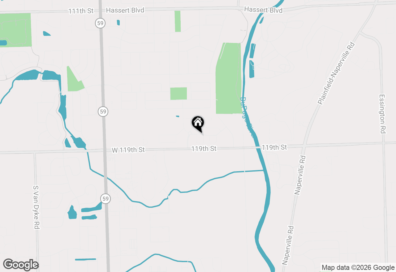 Map of 2320 Horseshoe Circles, Naperville, IL 60564