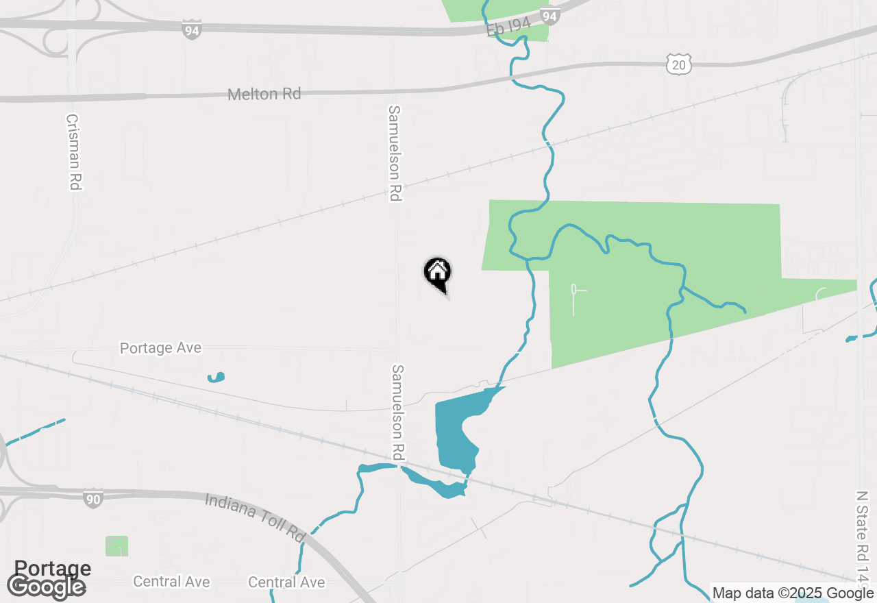 Map of 6811 Ava Avenue, Portage, IN 46368