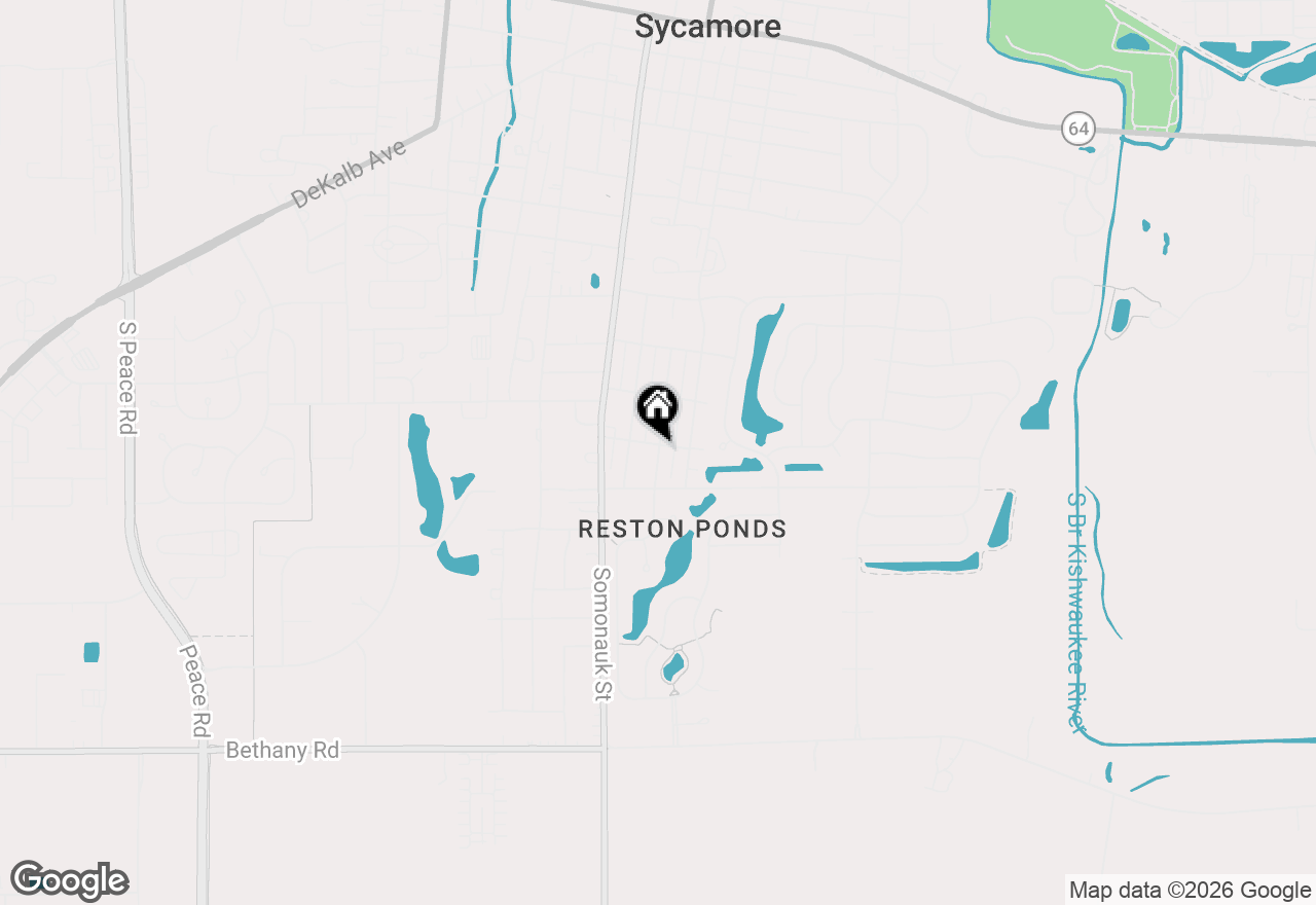 Map of 1224 Wild Street, Sycamore, IL 60178