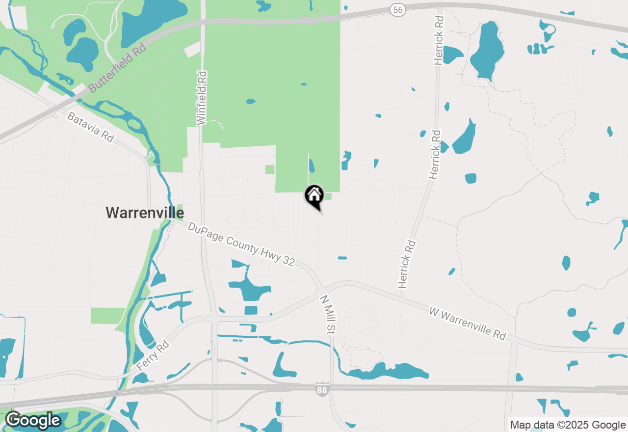 Map of 3S560 Melcher Avenue, Warrenville, IL 60555