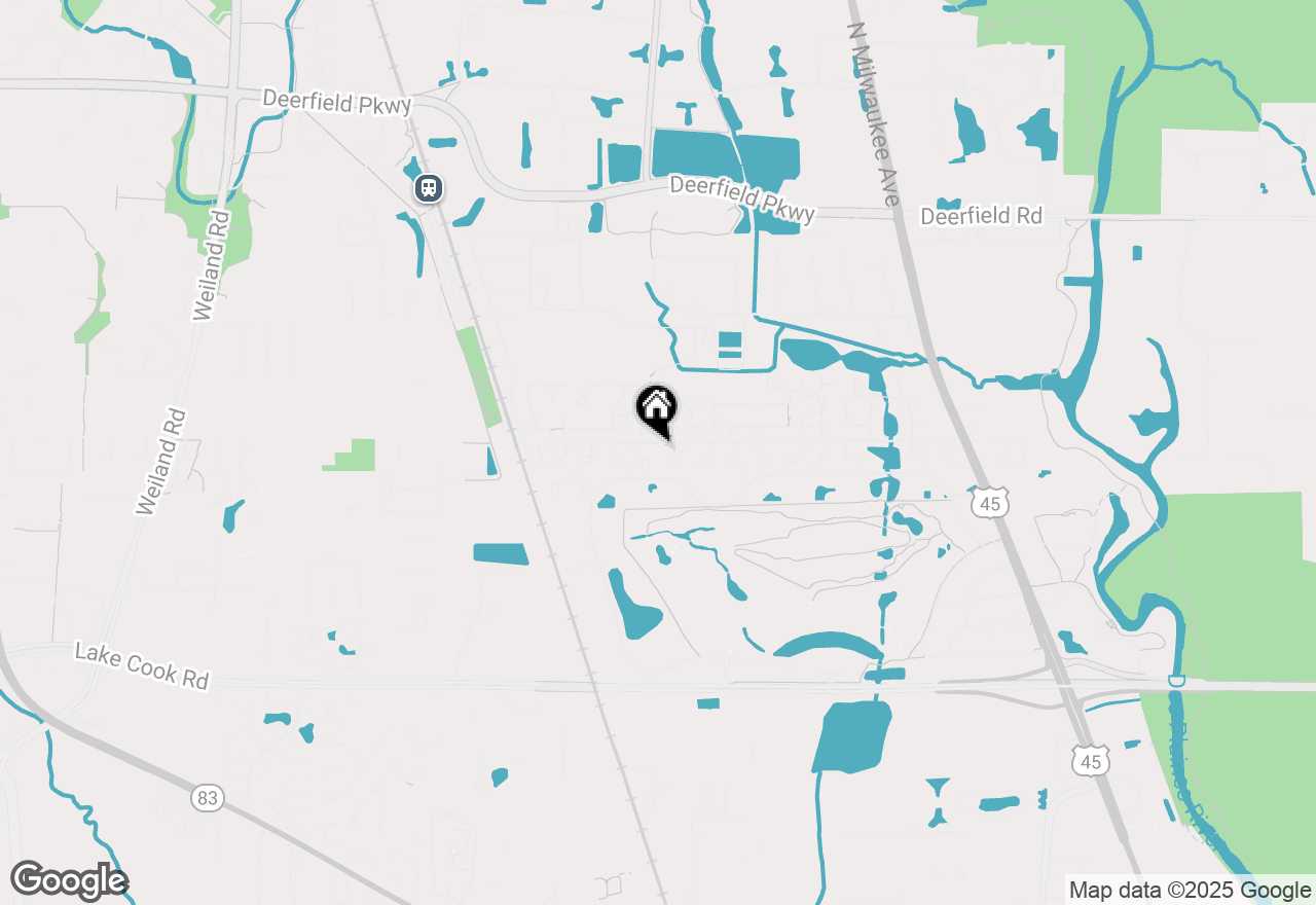 Map of 1038 Inverrary Lane, Deerfield, IL 60015