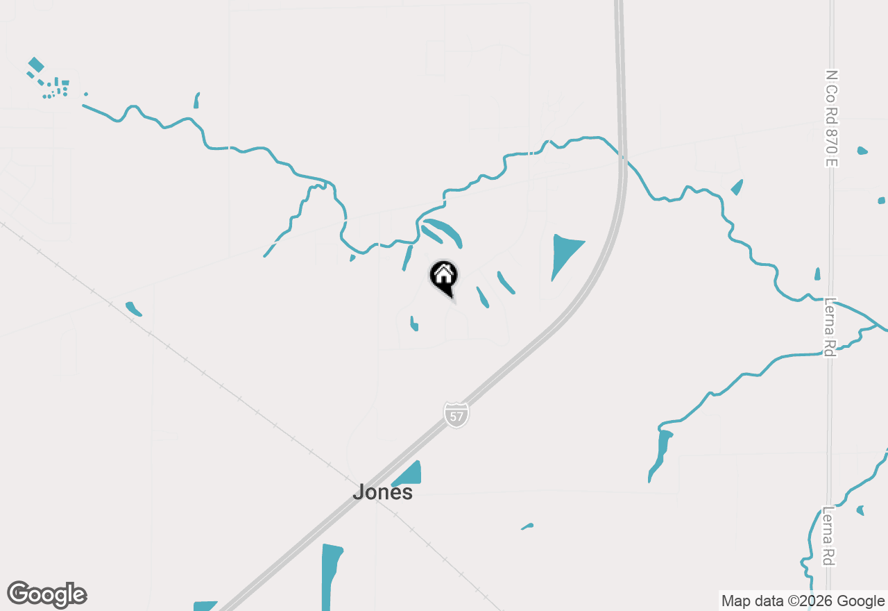 Map of 24 S Country Club Road, Mattoon, IL 61938