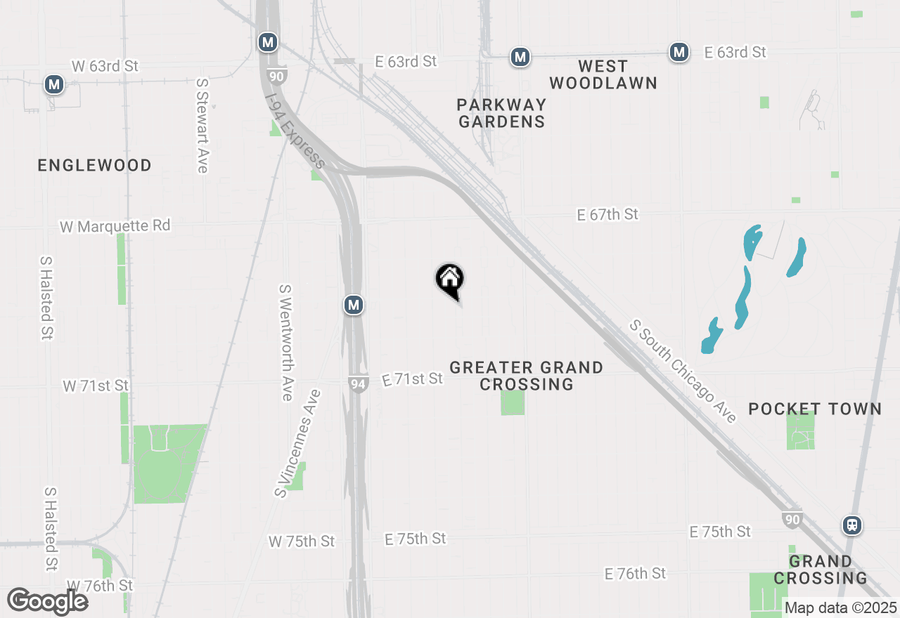 Map of 6917 S Indiana Avenue, Chicago, IL 60637