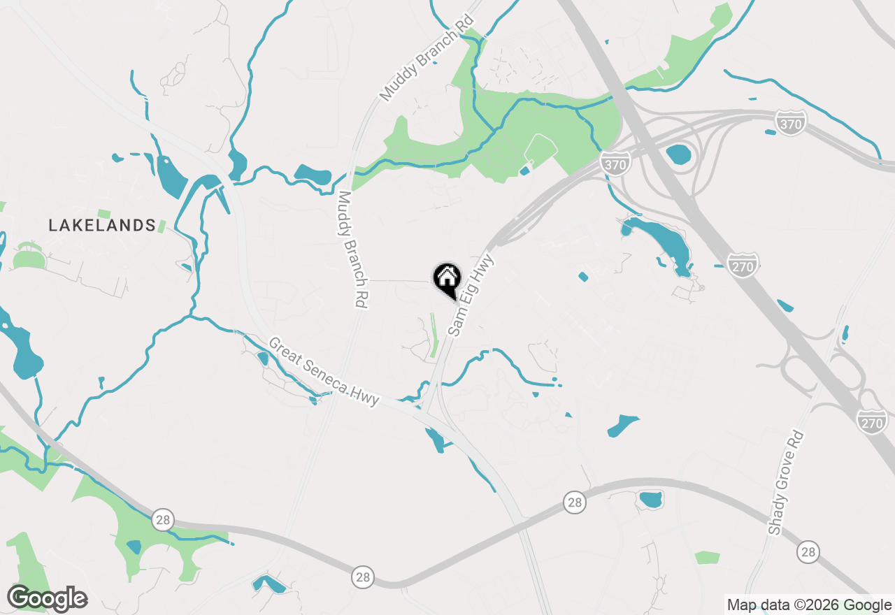 Map of 58 Sharpstead Lane, Gaithersburg, MD 20878
