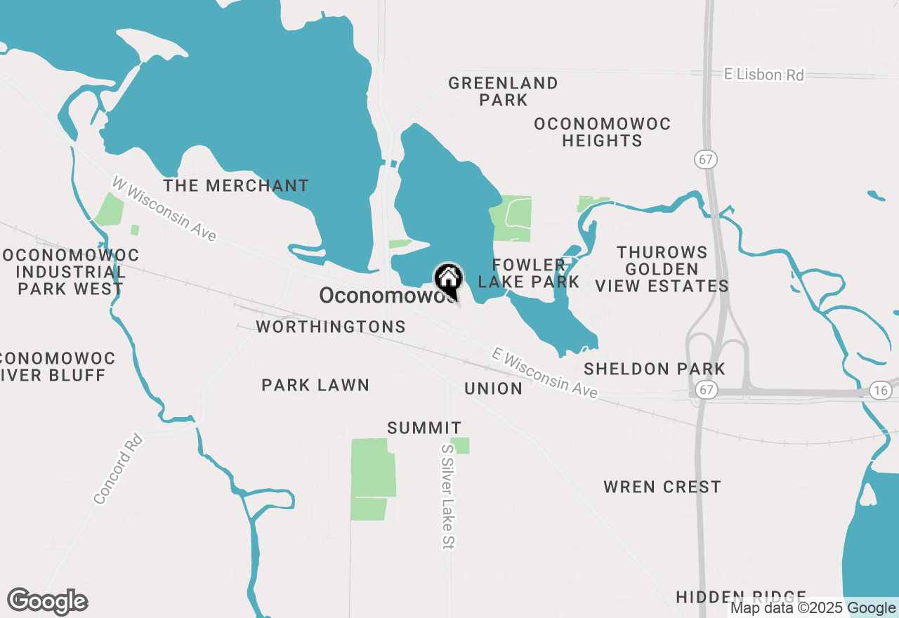 Map of 215 E Pleasant St #304, Oconomowoc, WI 53066