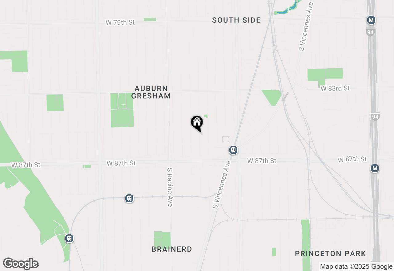 Map of 8533 S Carpenter Street, Chicago, IL 60620