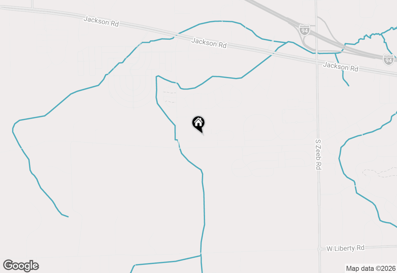 Map of 430 Pineway Drive, Ann Arbor, MI 48103