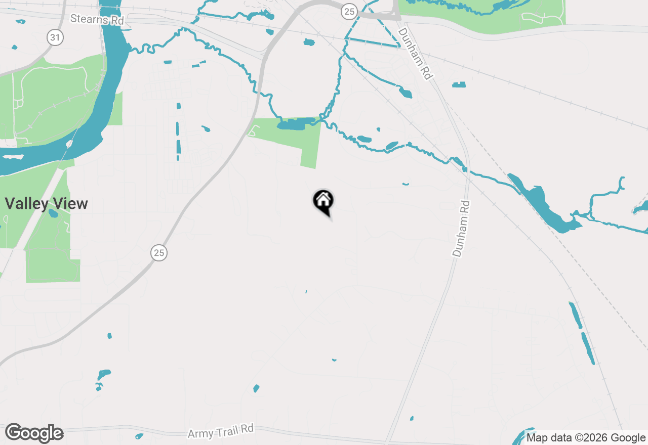 Map of 33W591 Hub Road, Wayne, IL 60184