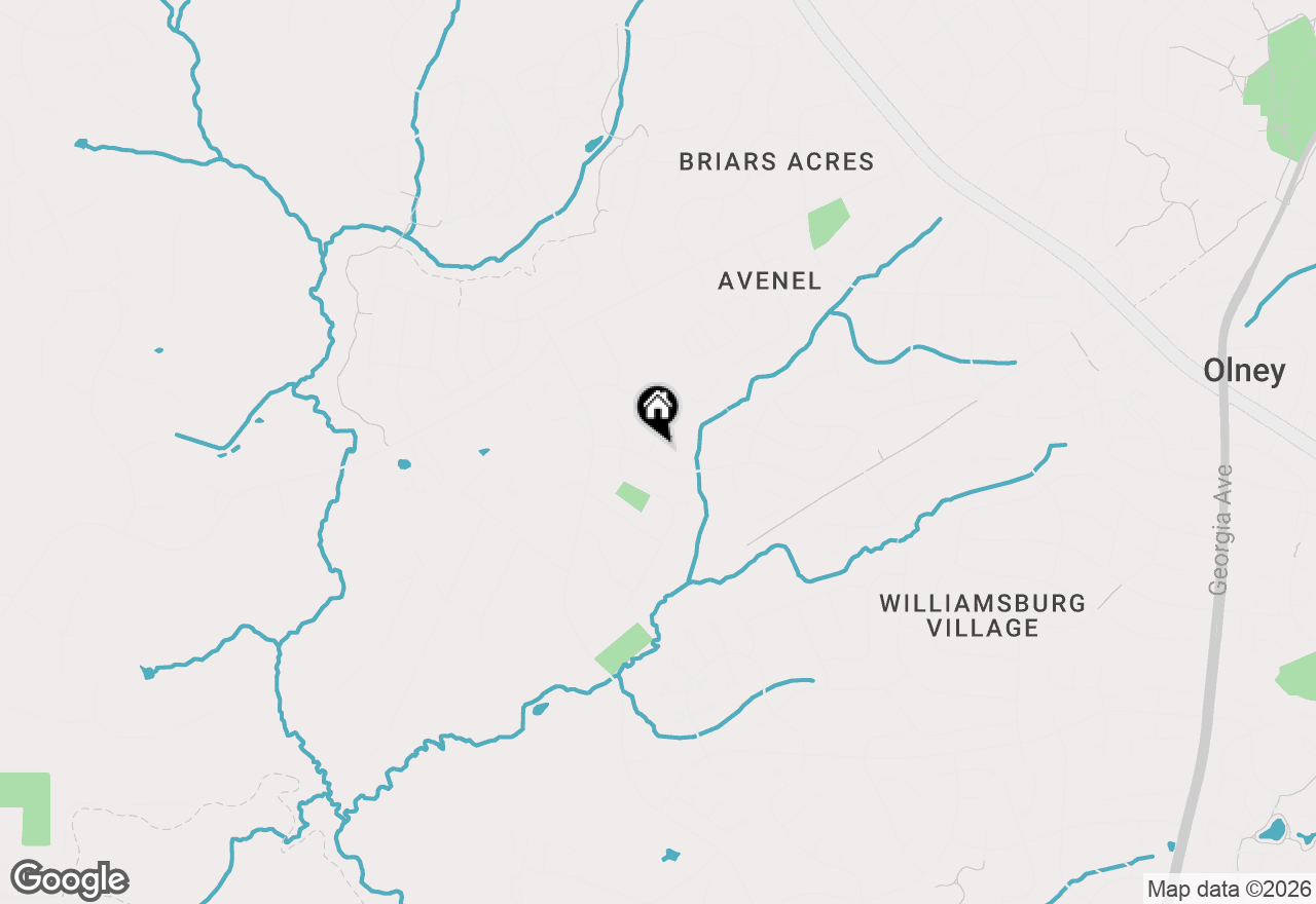 Map of 4517 Morningwood Drive, Olney, MD 20832