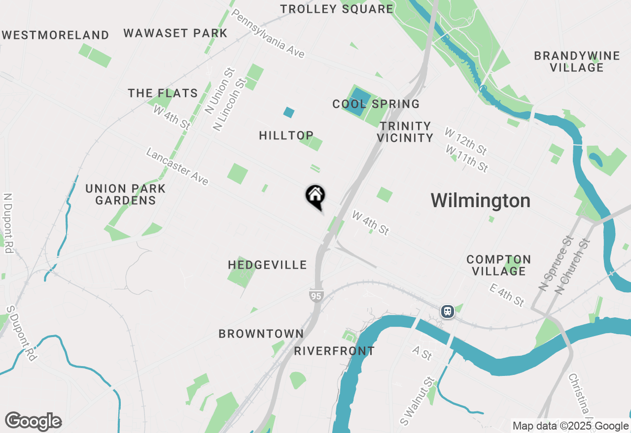 Map of 215 N Van Buren Street, Wilmington, DE 19805