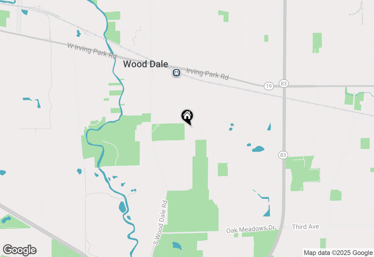Map of 213 Hiawatha Trail, Wood Dale, IL 60191