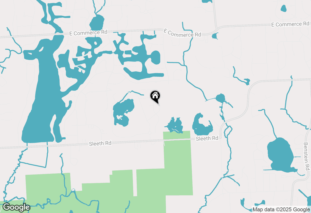 Map of 2436 Parkshore Drive, Commerce Twp, MI 48382