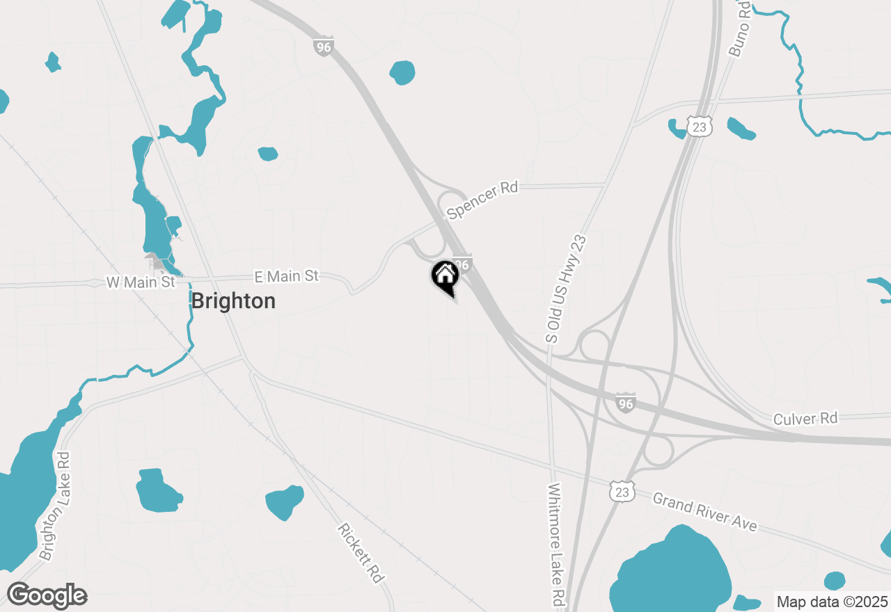 Map of 5270 Van Winkle Street, Brighton, MI 48116