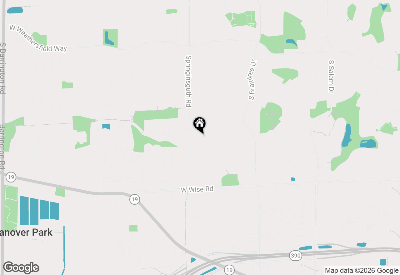 Map of 1512 Syracuse Lane, Schaumburg, IL 60193