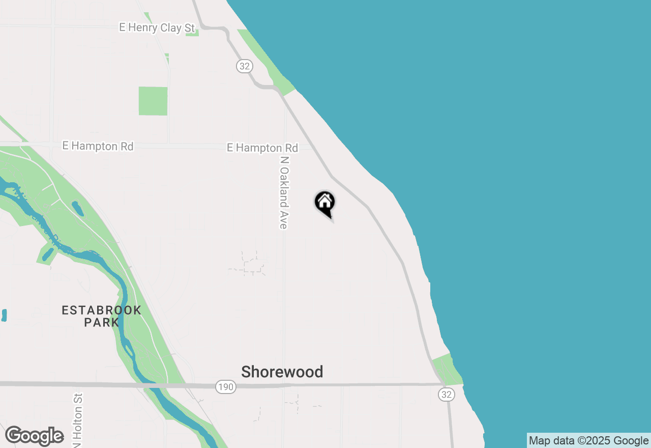 Map of 4525 N Frederick Ave, Whitefish Bay, WI 53211