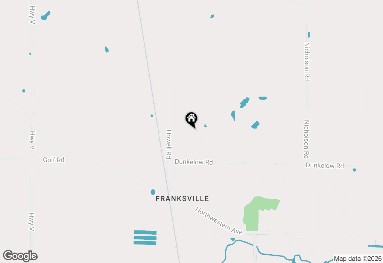 Map of 3708 Bishops Cap Dr, Franksville, WI 53126