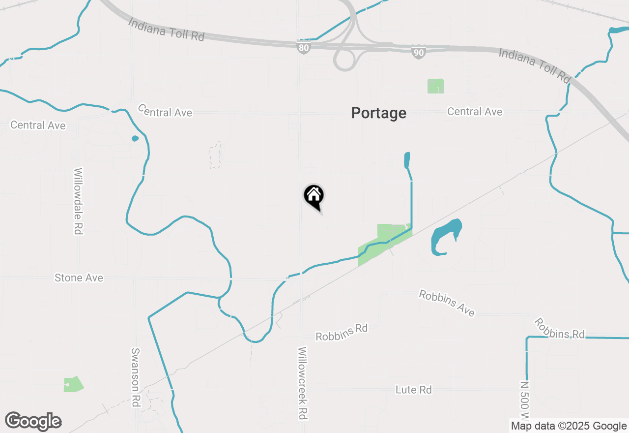 Map of 2856 Irving Street, Portage, IN 46368