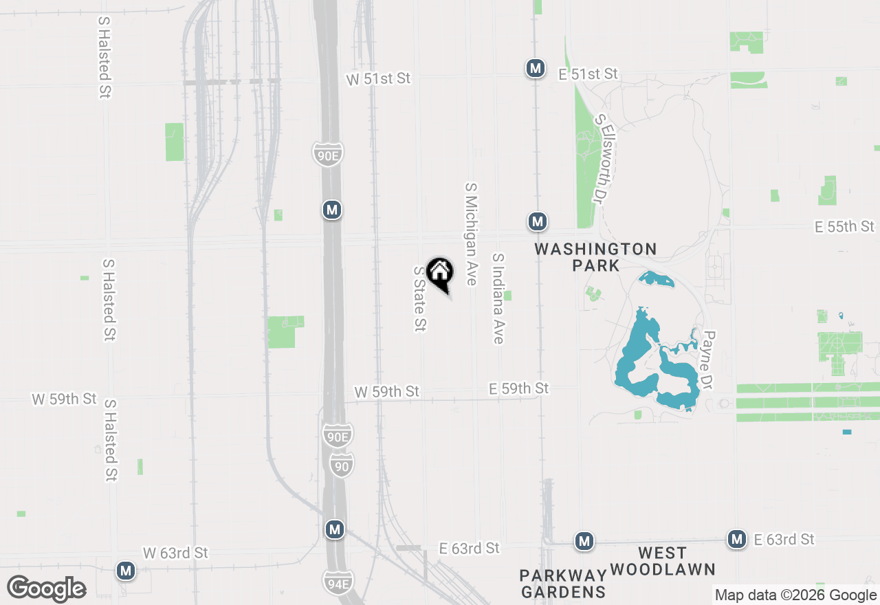 Map of 5646 S Wabash Avenue, Chicago, IL 60637