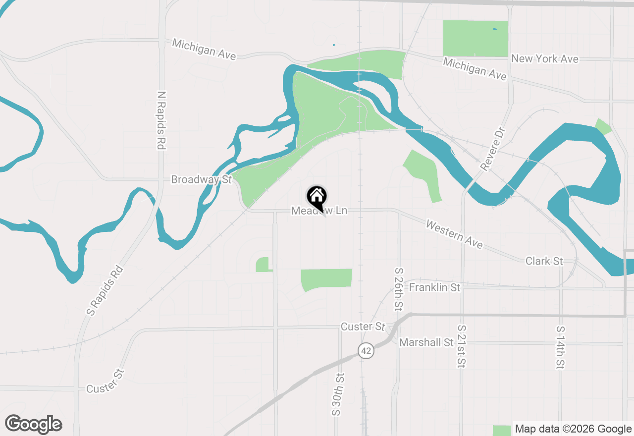 Map of 611 S 32nd St, Manitowoc, WI 54220