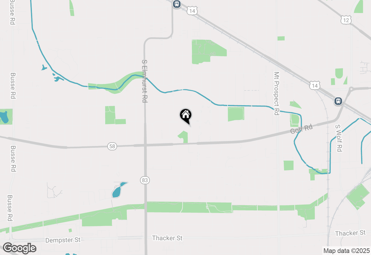 Map of 905 S Emerson Street, Mount Prospect, IL 60056