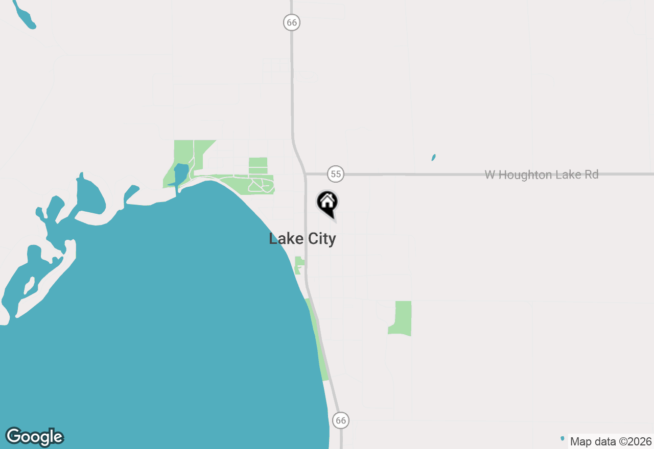 Map of 213 N Pine Street, Lake City, MI 49651